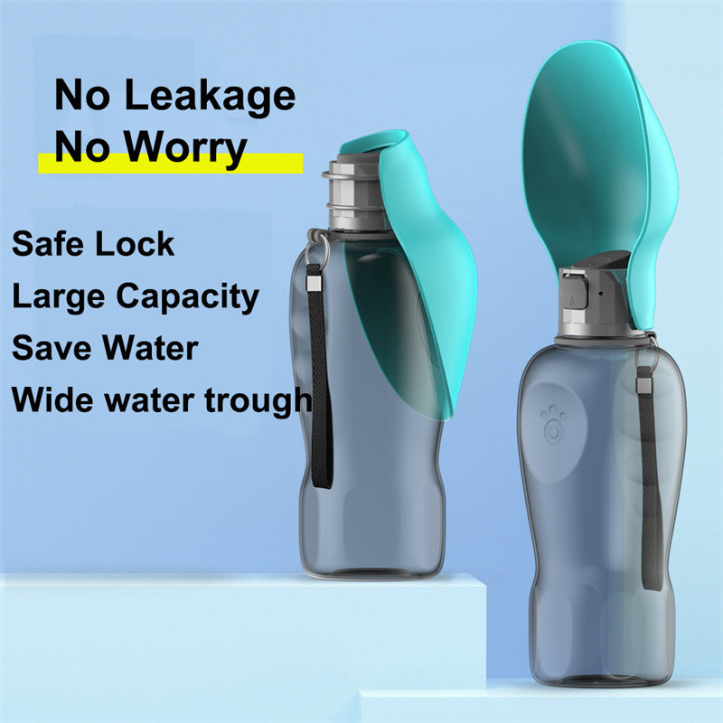 800Ml Dogs Water Bottle Portable High Capacity