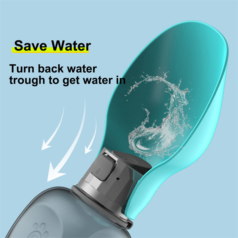 800Ml Dogs Water Bottle Portable High Capacity