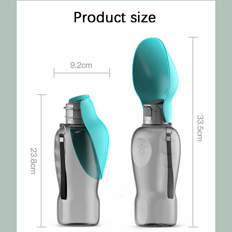 800Ml Dogs Water Bottle Portable High Capacity